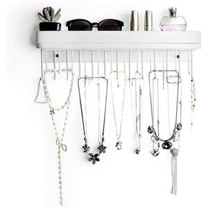 Hanging Jewelry Organizer Necklace Hanger Bracelet Holder Wall Mount Necklace